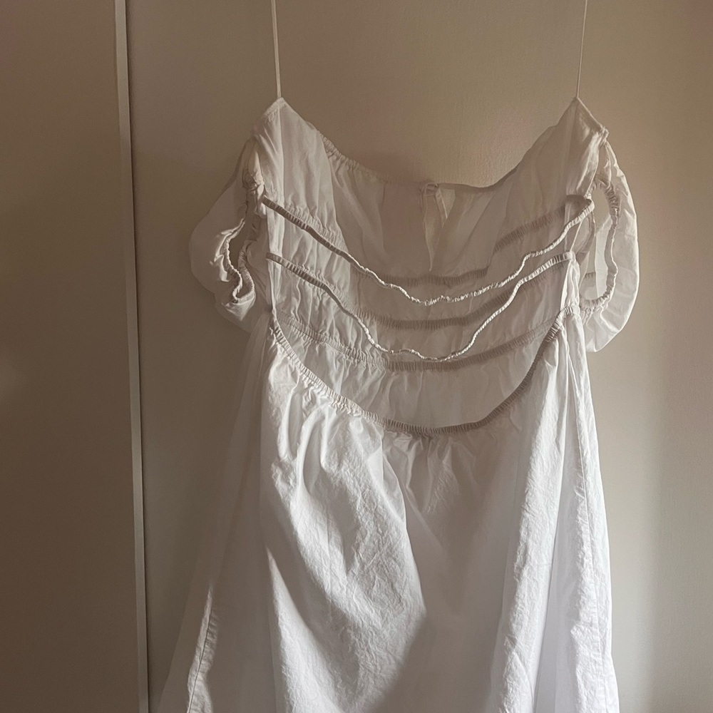 White Princess Polly Yasmina mini dress Size 10 100% cotton, lined sundress - Picture 6 of 9